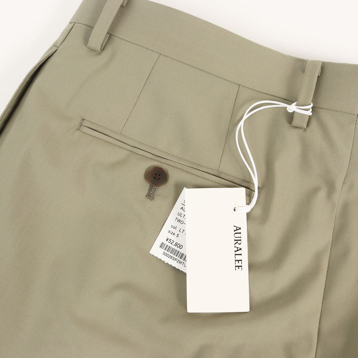 26SS ツータック トラウザー スラックス パンツ (ULTRA FINE TROPICAL WOOL TWO-TUCK SLACKS)