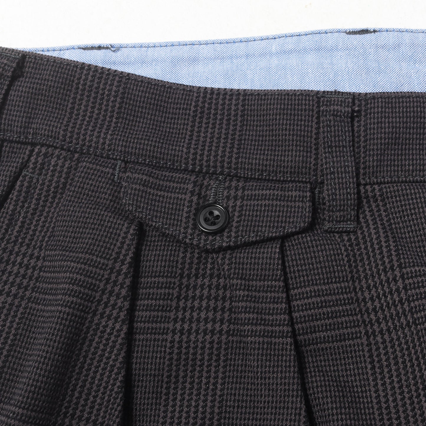 22AW グレンチェック ツータック トラウザー スラックス パンツ (2 Pleats Trousers Taslan Nylon Glen Check) / MADE IN JAPAN