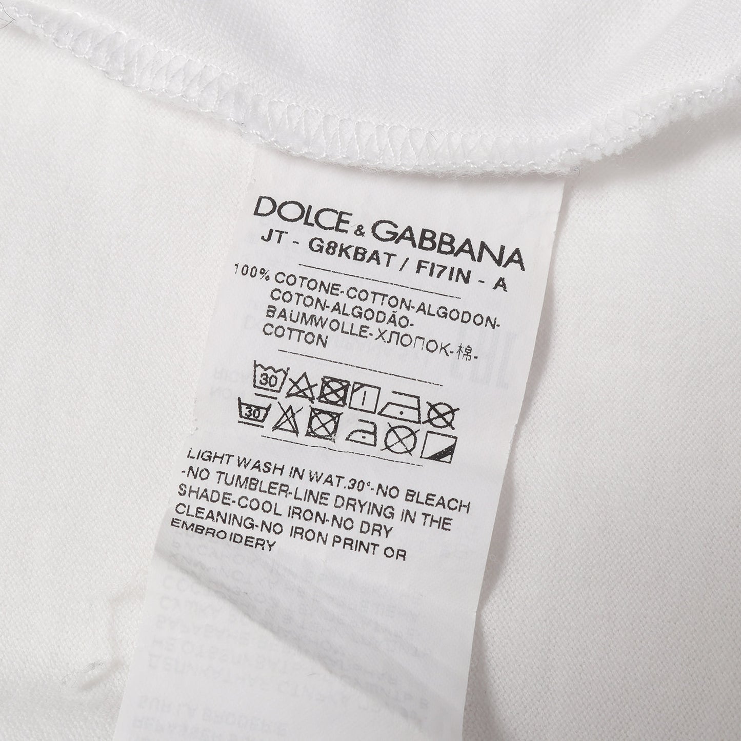 20SS クラウンDGロゴ Tシャツ (Cotton T-shirt with DG logo and crown)