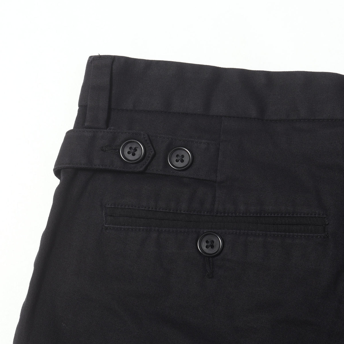 フロントロゴバンド ストレッチ テーパード パンツ (Slim-Fit Stretch-Cotton Trousers with Logo Tape)