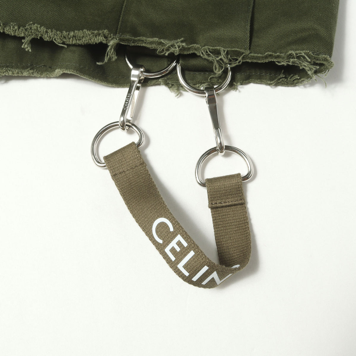 23AW カットオフ ボンテージ ミリタリー ショートパンツ (CUTOFF BONDAGE SHORTS IN COTTON)