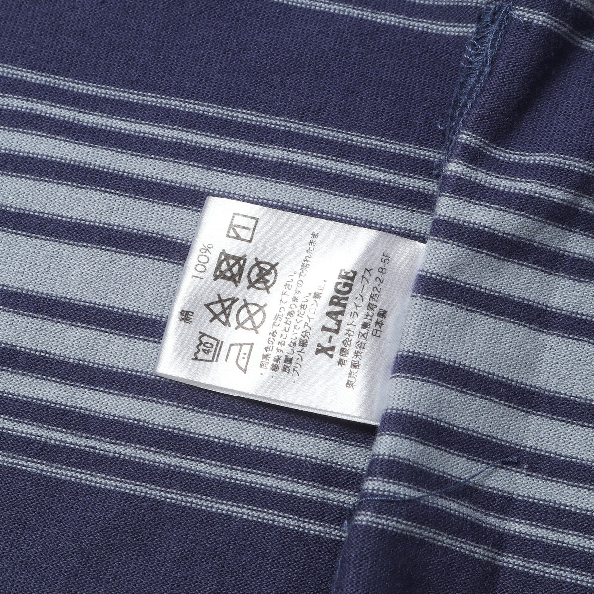 26SS ロゴ刺繍 ボーダー ロングスリーブ Tシャツ (SD HEAVYWEIGHT BORDER LONG SLEEVE T-SHIRT)