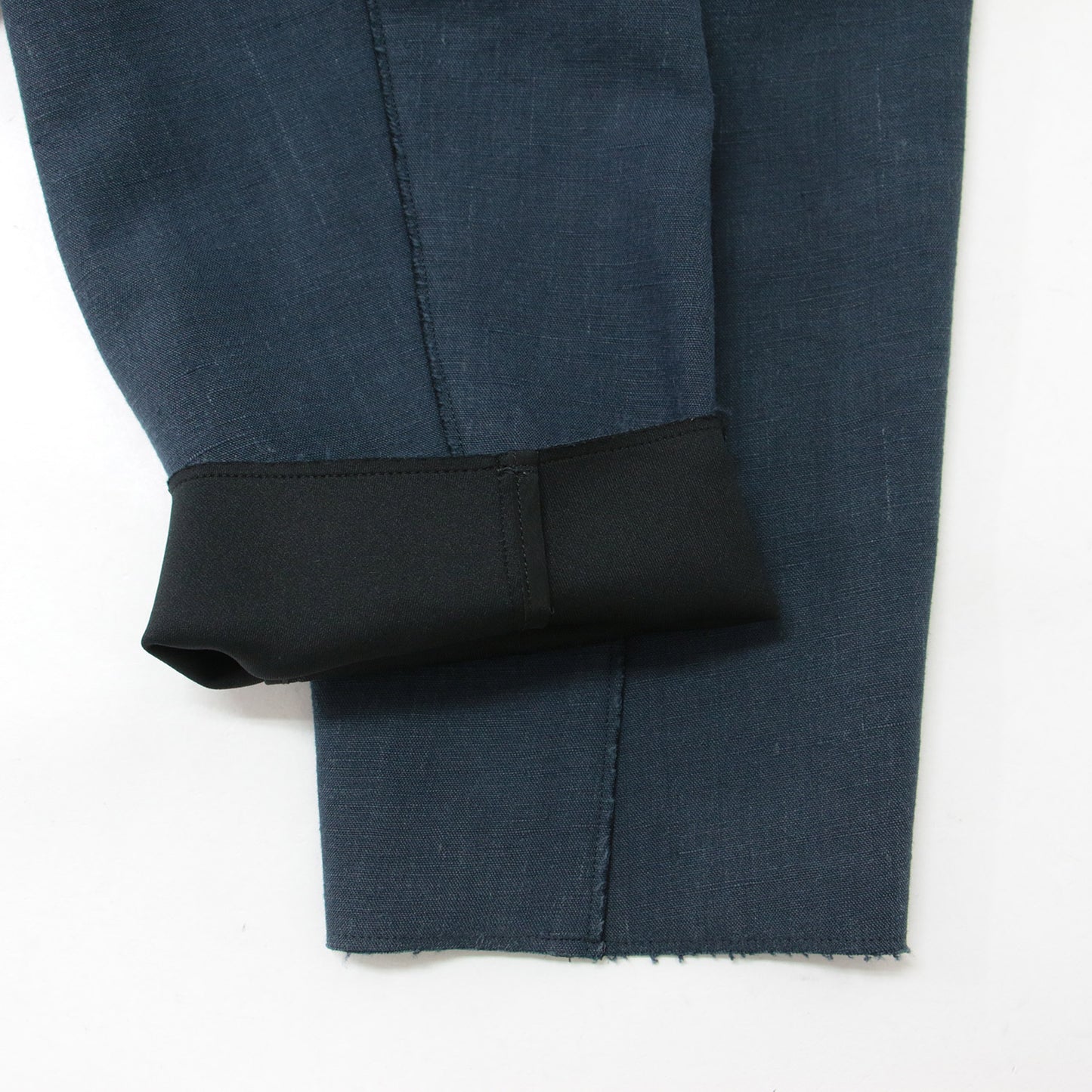 コート ロング 長袖 Vネック カットオフ ホック リネン 麻 231116