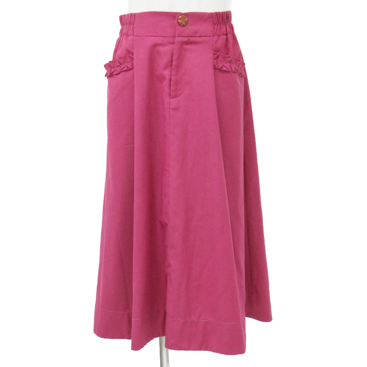 エムミッソーニ フレアスカート パープル （MISSONIのワンピースを使っ  