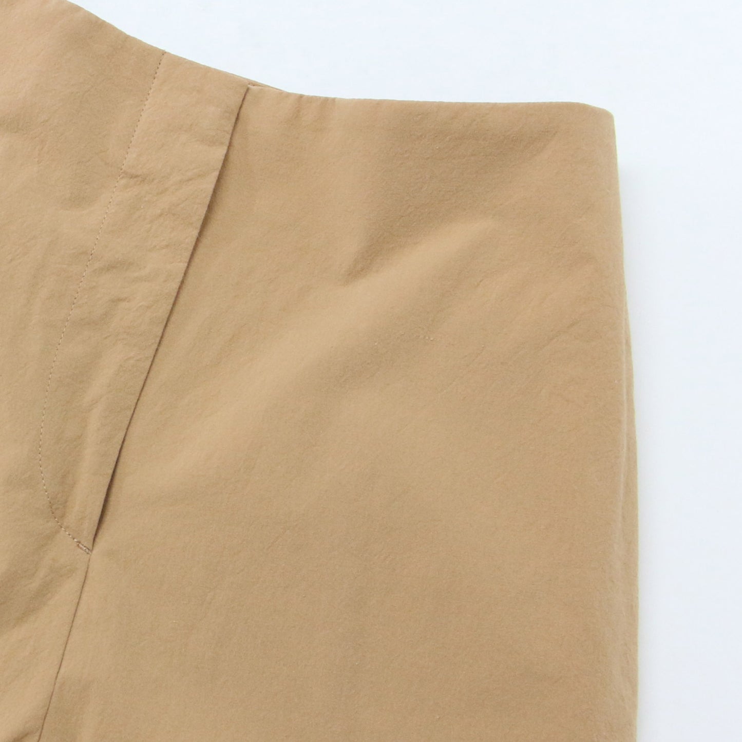 パンツ ワイドパンツ クロップド丈 ハイウエスト センタープレス ストレッチ コットン 綿 240110