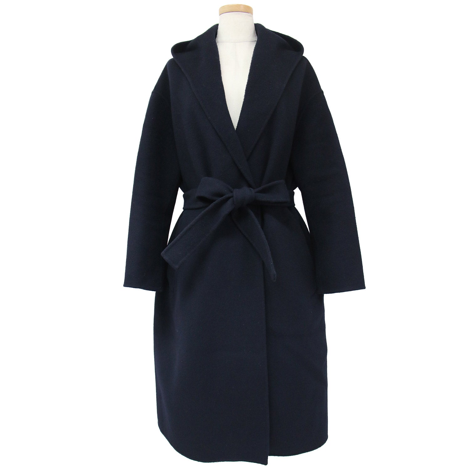 美品/ボールジィ　シャルムリバーフーデッドコート　ベルト　ダークブラウン　36 トゥモローランド ボールジーBALLSEY】のシャルムリバー フーデッドコート