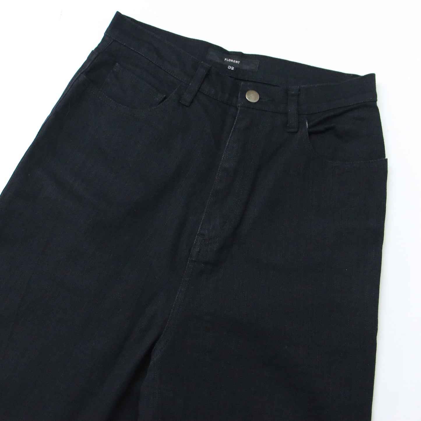 パンツ デニム テーパード サルエル風 ストレッチ 11OZ コットン 綿 23春夏 240417