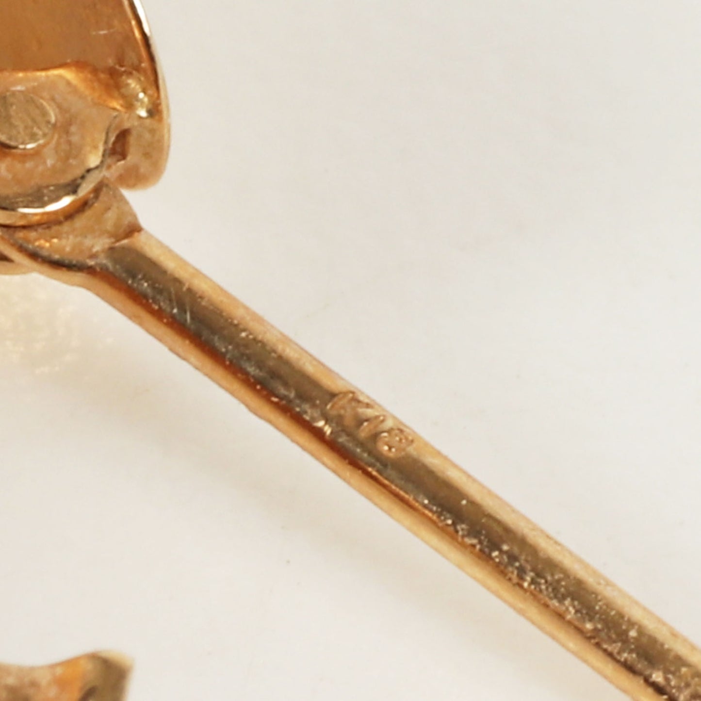 K18YG フープ ピアス / 両耳用