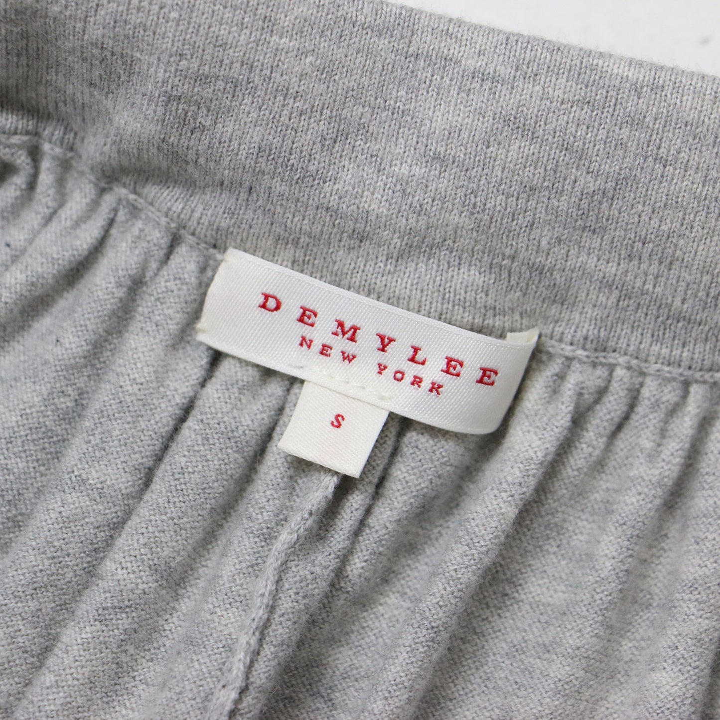 スカート ニットスカート ミディ丈 フレア ギャザー ウエストゴム DANAIS コットン カシミヤ 綿 240418