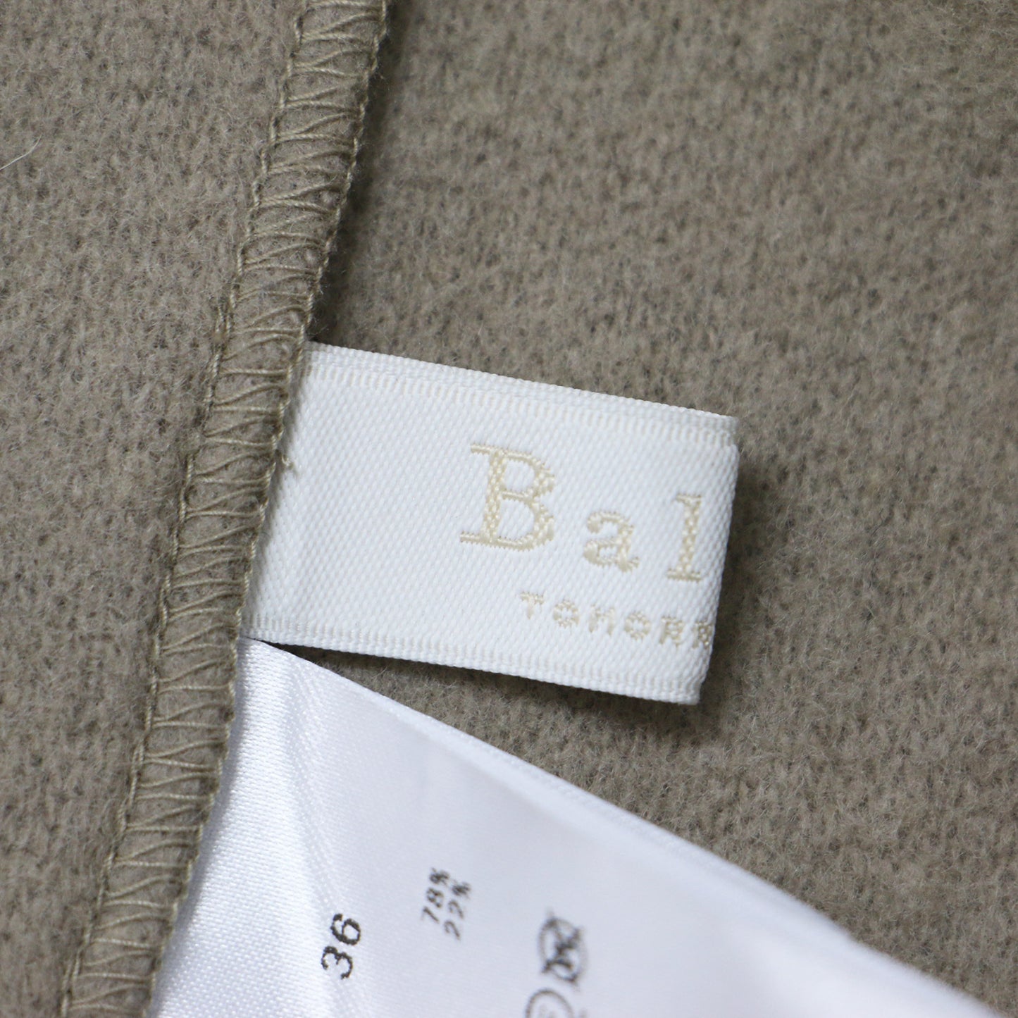 ベスト アウター Vネック ワイド オーバーサイズ ジャージー ウール ナイロン 23秋冬 240514