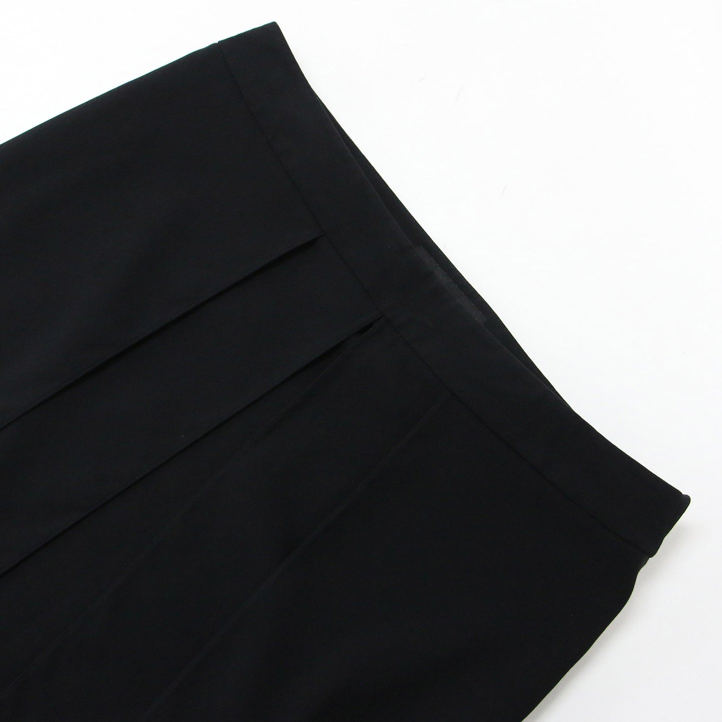 スカート ミディ丈 ひざ丈 台形 ストレッチ 23春夏 240703