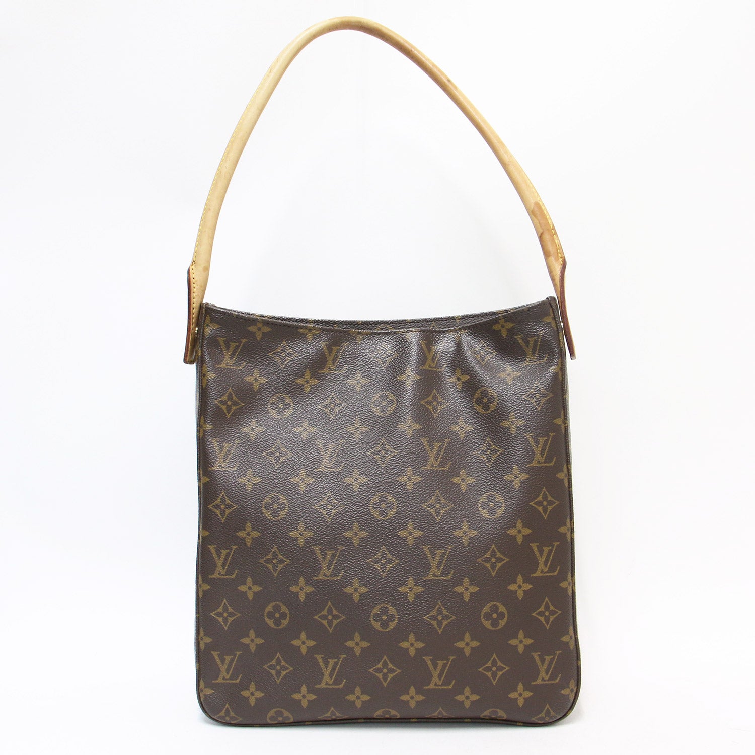 LOUIS VUITTON (ルイヴィトン) モノグラム M51145 ルーピングGM トートバッグ / レザー ワンショルダー -  ブランド古着の通販・買取 | BEEGLE by Boo-Bee