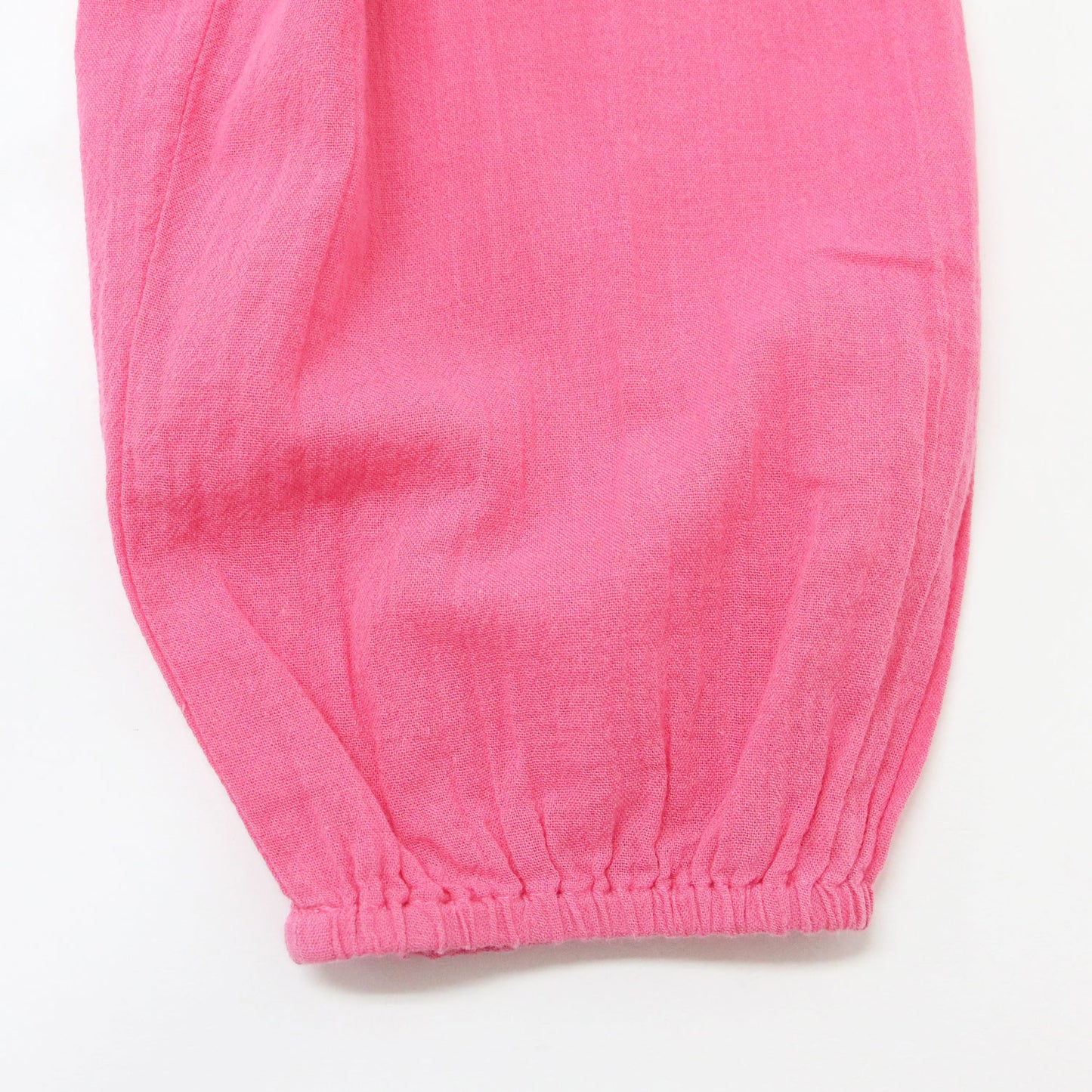 2WAY コットン ギャザー ブラウス / スクエアネック オフショルダー クロップド丈 長袖 240731