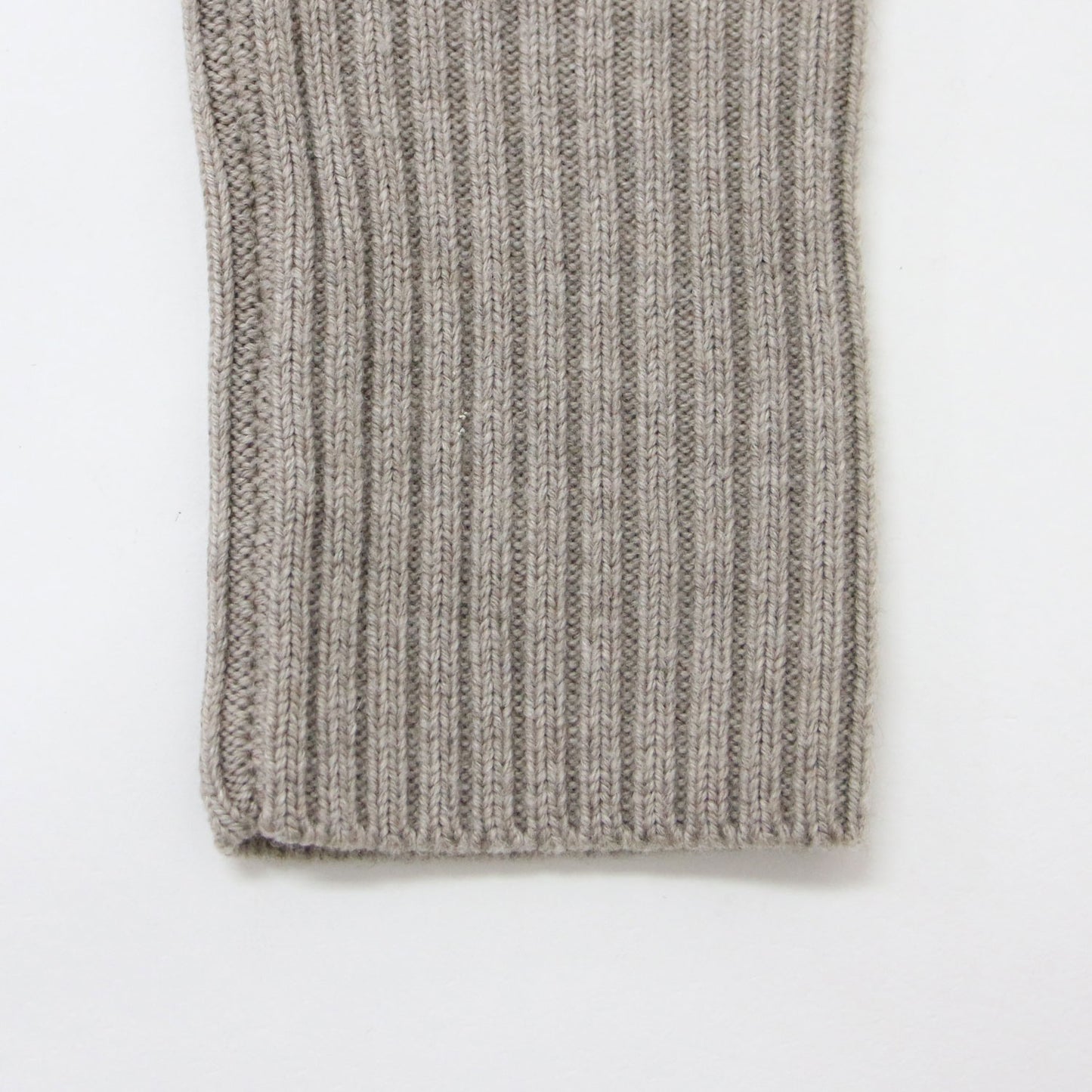 ウール リブ ニット カーディガン / ラグランスリーブ クルーネック セーター 長袖 240716