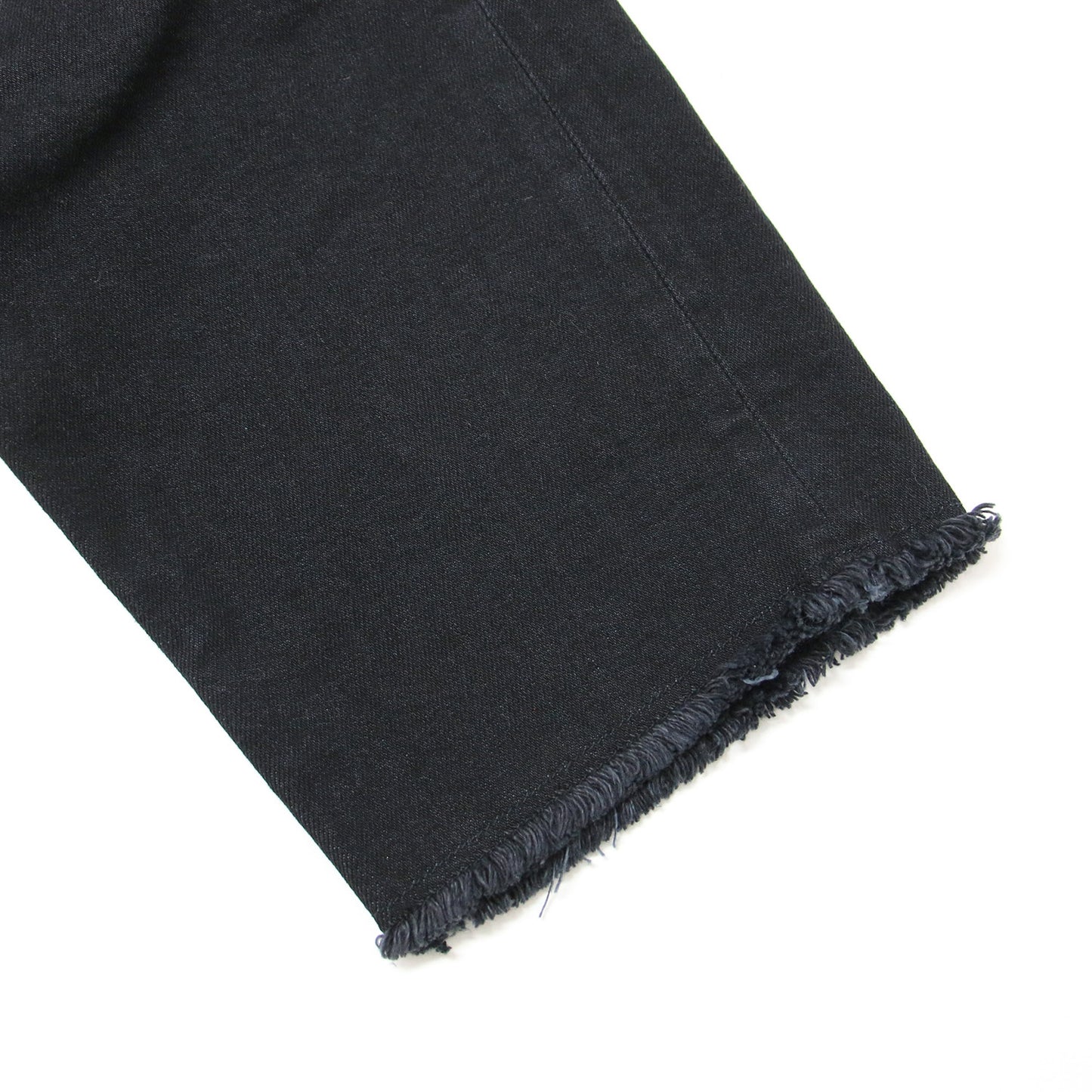 カットオフ デニムパンツ / 5 1/2 ハーフ丈 コットン ショートパンツ 240724