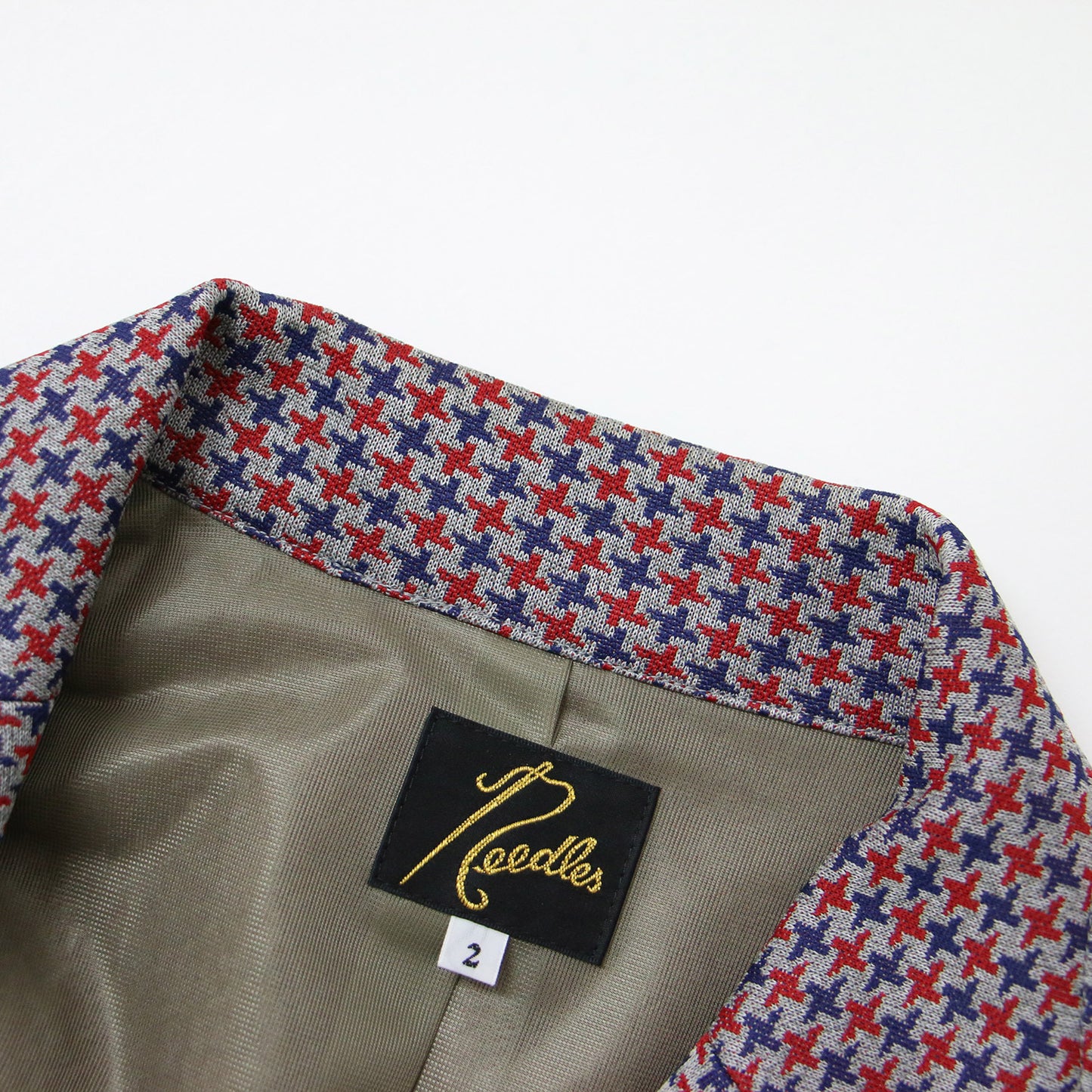 千鳥格子 ジャガード 2B テーラードジャケット / 2B Jacket Poly Jq ブレザー 長袖 241022