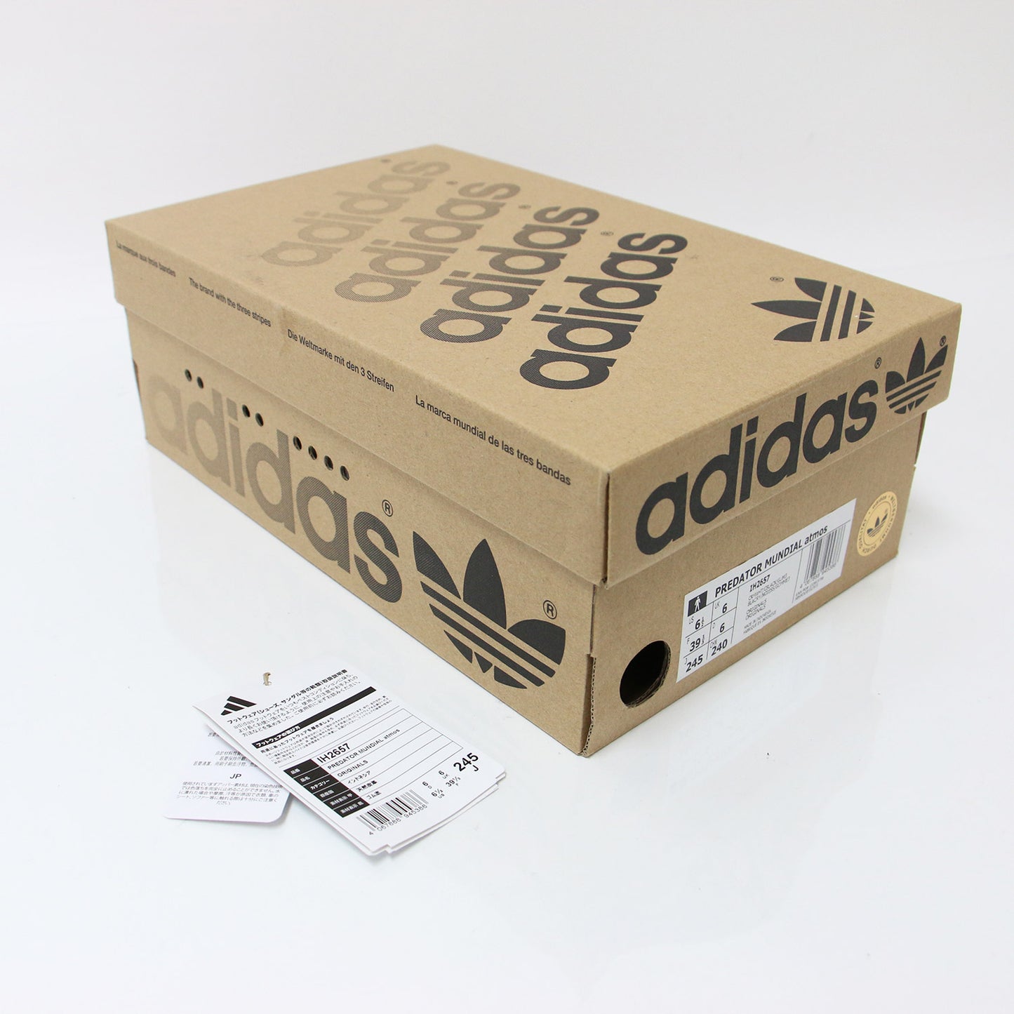 24春夏 atmos 別注 PREDATOR MUNDIAL スニーカー / レザー ローカット 240820