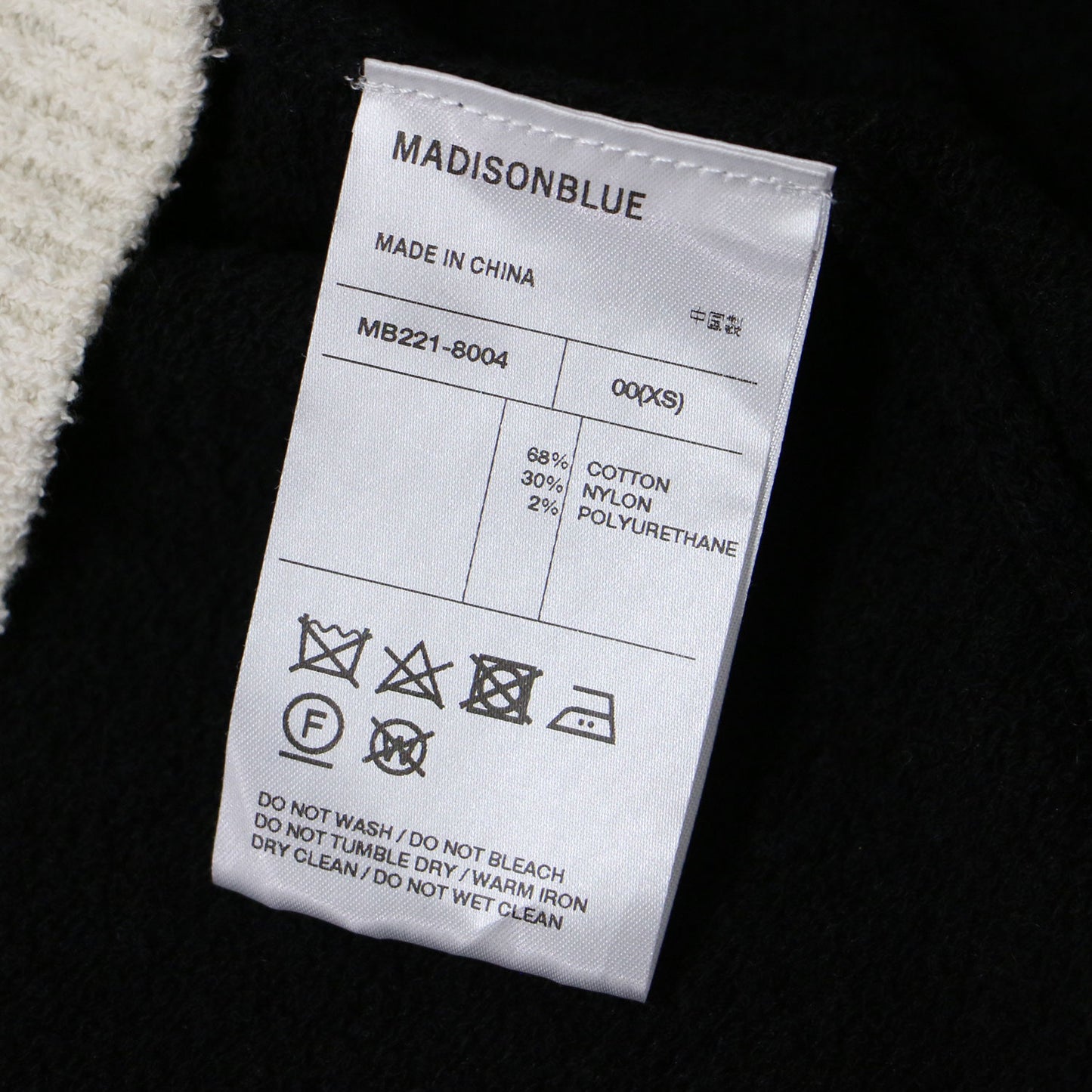 バイカラー パールボタン ニット カーディガン / 長袖 コットン