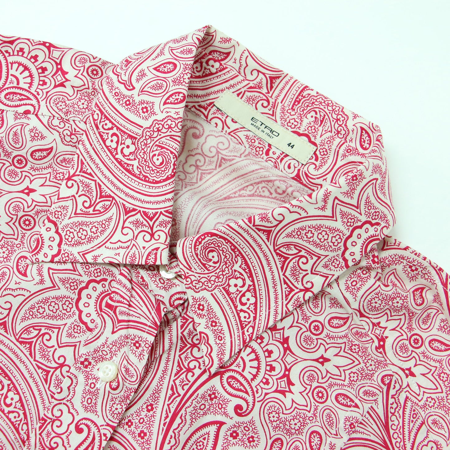 ペイズリー シャツ / ストレッチ 総柄 長袖