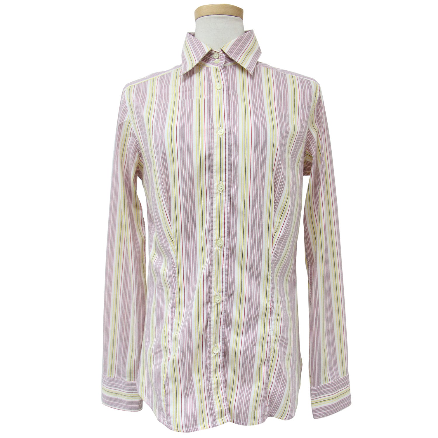ETRO (エトロ) マルチストライプ シャツ / ストレッチ 長袖 ETRO (エトロ) マルチストライプ シャツ / ストレッチ 長袖