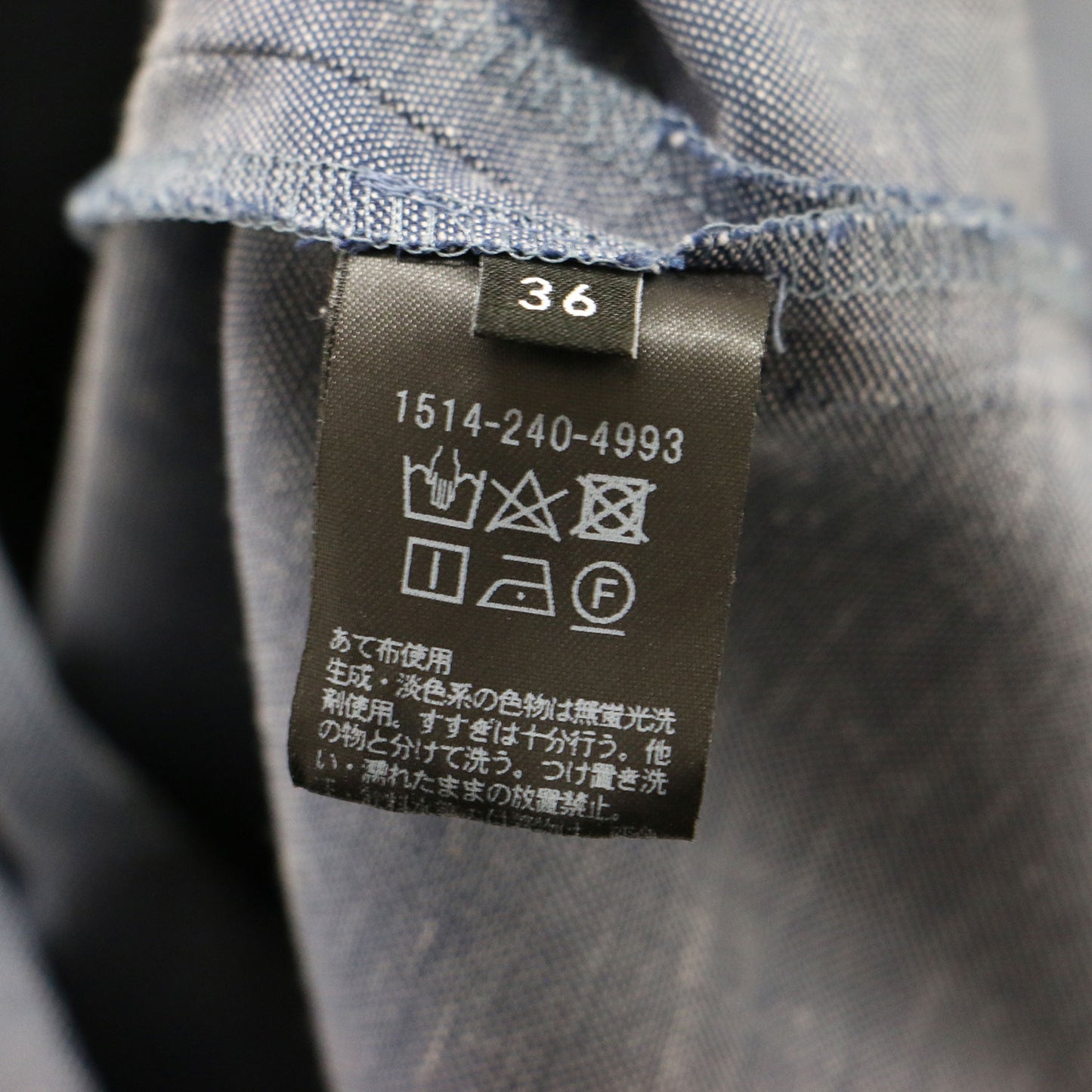 コットン リネン タック テーパード パンツ / スラックス センタープレス