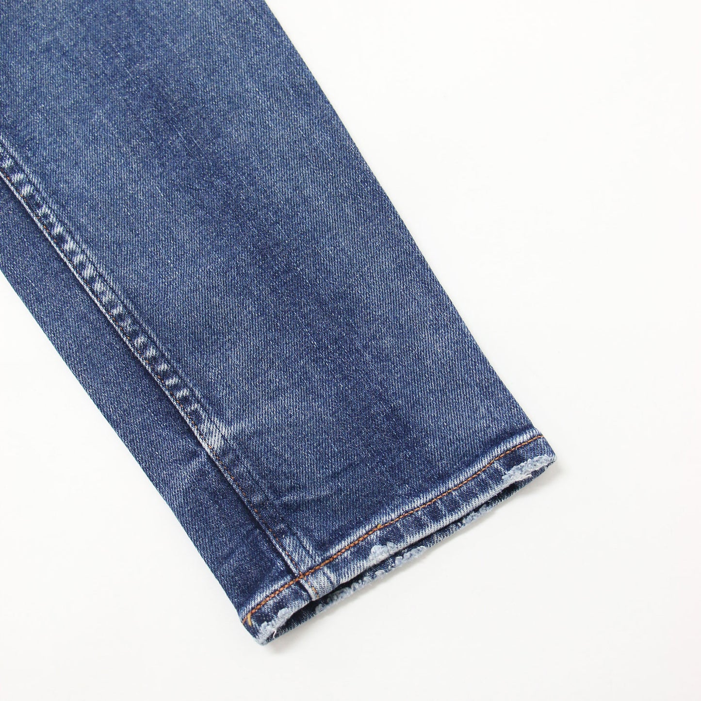 THE STELLA クロップド ガールフレンド デニム パンツ / テーパード スリム ストレッチ コットン