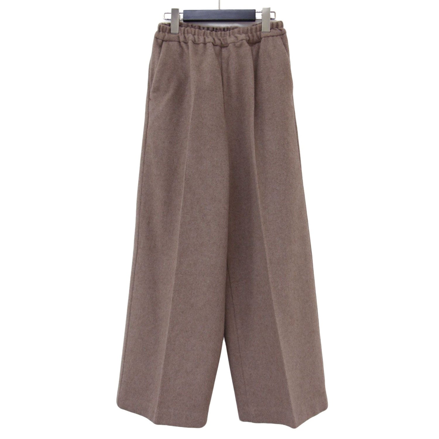 FLORENT (フローレント) ウール ワイド パンツ / LAMBSWOOL WIDE-LEG PANTS センタープレス ウエストゴム -  ブランド古着の通販・買取 | BEEGLE by Boo-Bee