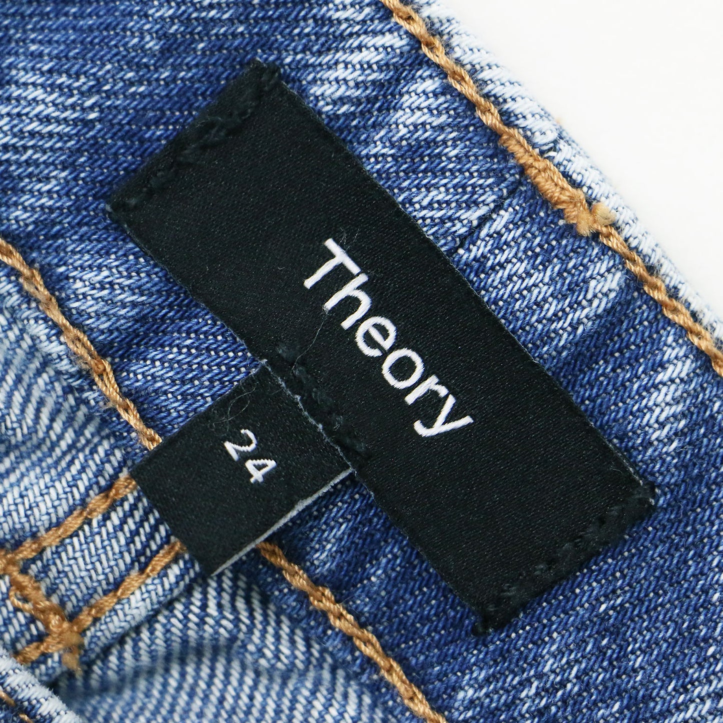 24春夏 クロップド デニム パンツ / Drape Denim HW ST Jean ストレート ハイウエスト コットン