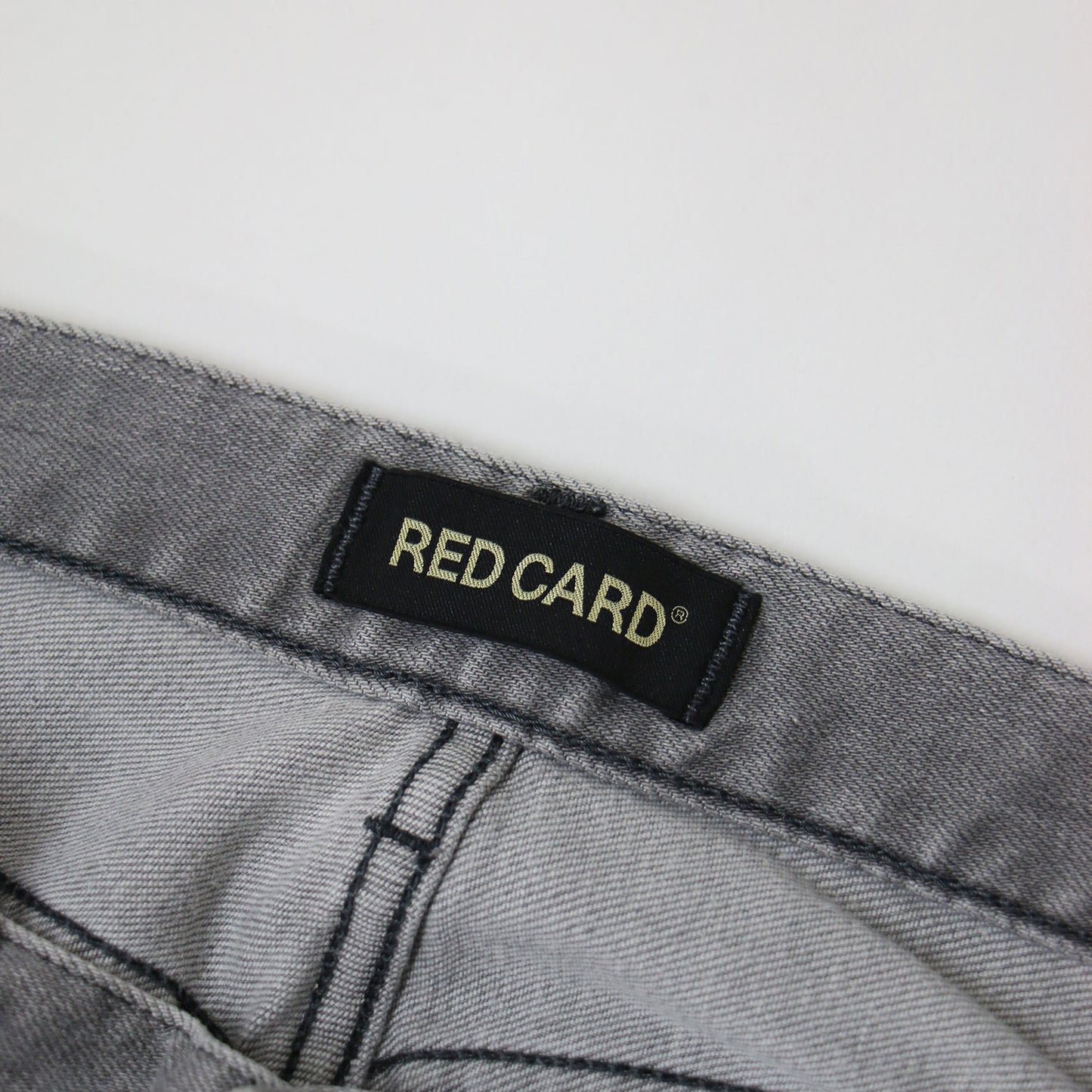 Anniversary スリム テーパード デニム / ミドルライズ ストレッチ コットン