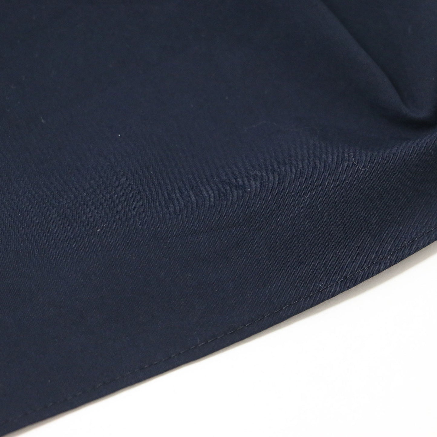 24春夏 バンドカラー シャツ ワンピース / Tech Poplin Stania ロング丈 七分袖 ボリュームスリーブ フレア コットン