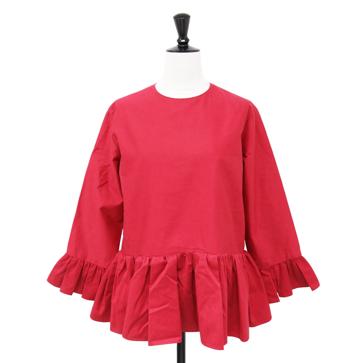 キャバン ブラウス CABaN ブラックプリーツブラウス CABaN(キャバン