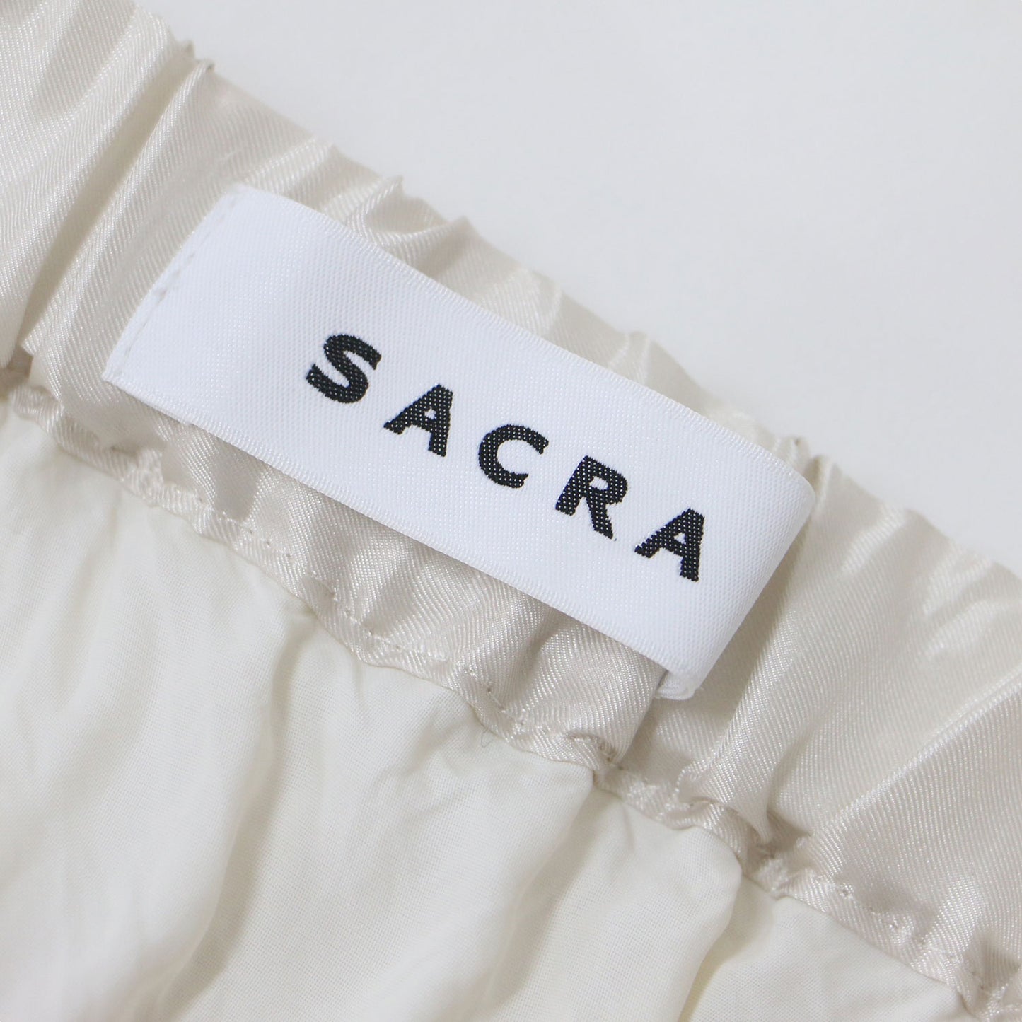 アコーディオン プリーツ スカート / HABUTAE ACCORDION SKIRT ロング丈 ランダムヘム