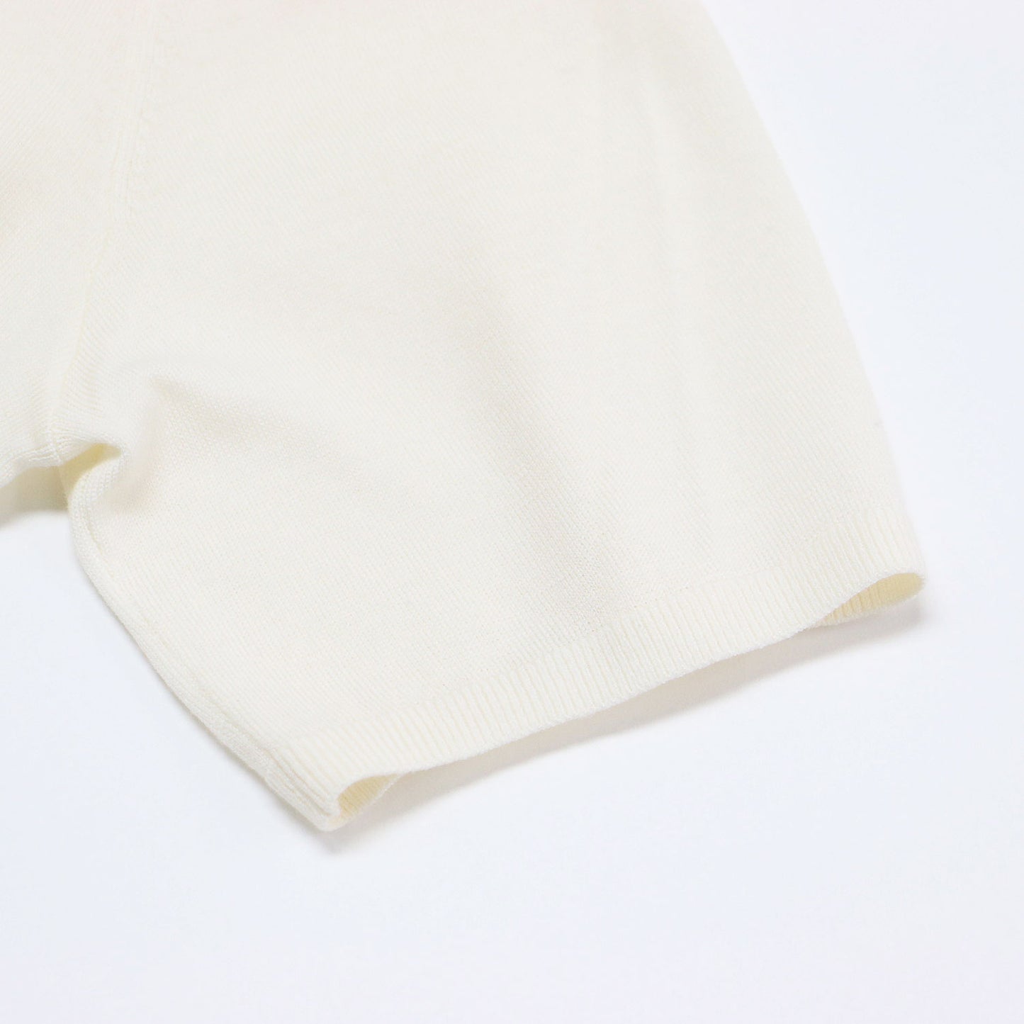 24春夏 パールボタン ポロ ニット / Regal Wool Easy Polo P 半袖 ハイゲージ ウール