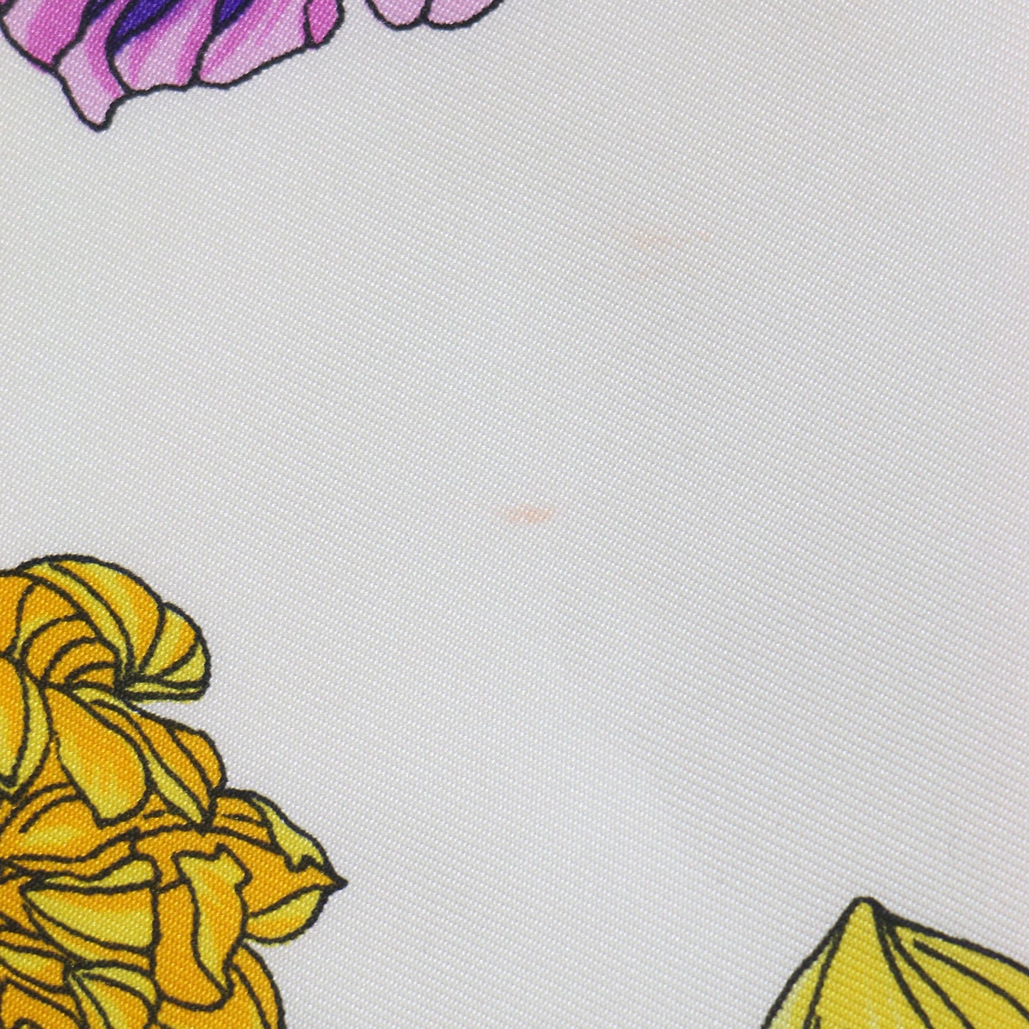 フローラル シルク スカーフ / 大判 花柄 バタフライ 蝶 シェリーライン ヴィンテージ