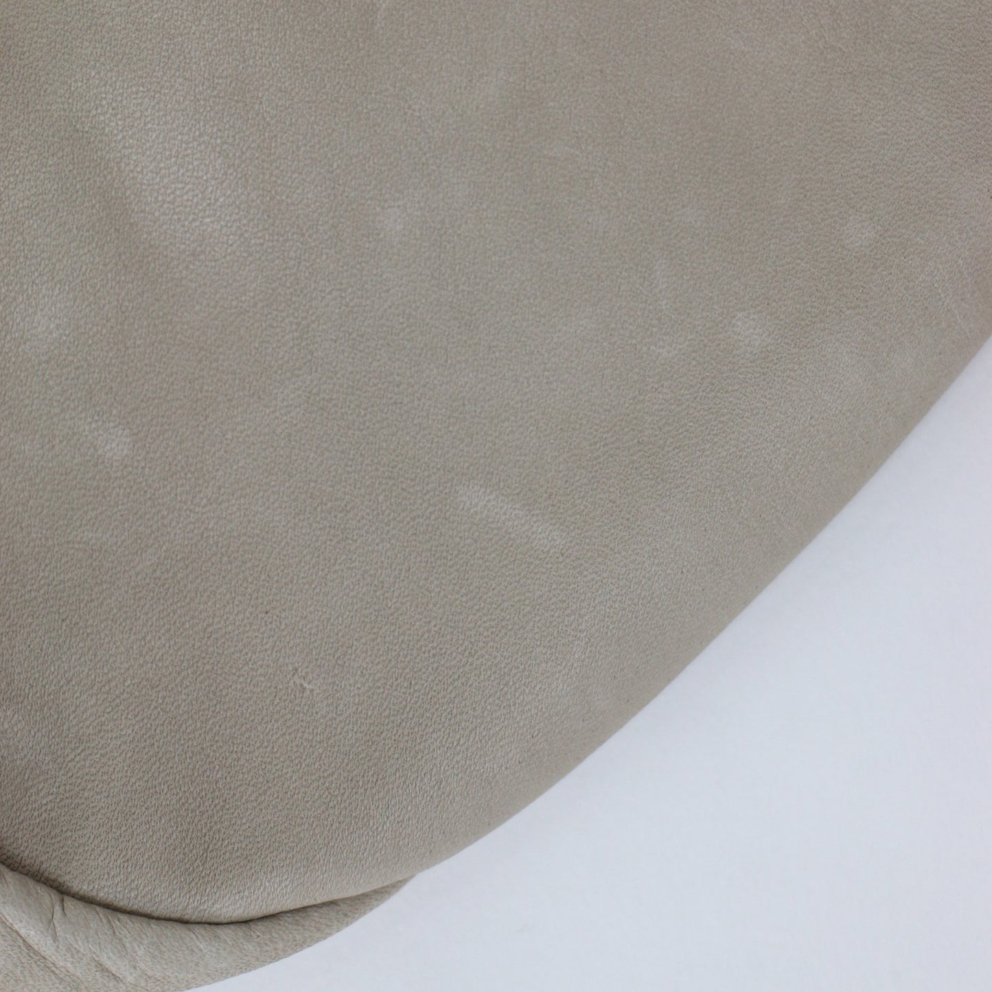 カウレザー 巾着 バッグ / ソフト ドローストリング 配色 ハンドバッグ