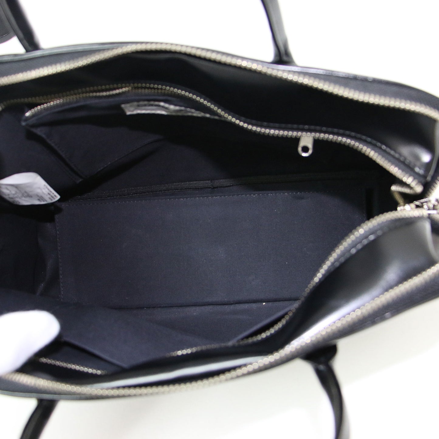 ダブルジップ バッグ OZ-K209 / ハンドバッグ 底ジップ 合成皮革 フェイクレザー