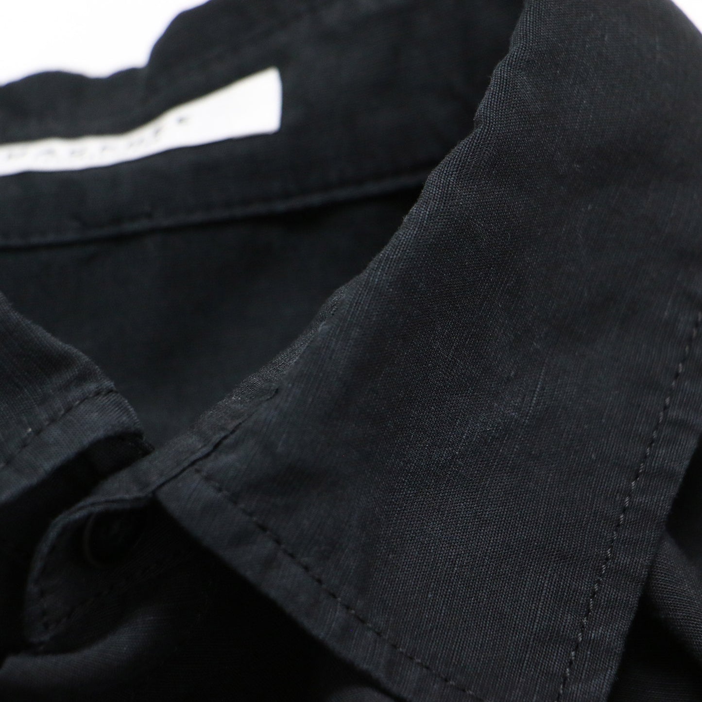 21春夏 セルロース リネン コットン オーバーサイズド シャツ / 長袖 フラップポケット