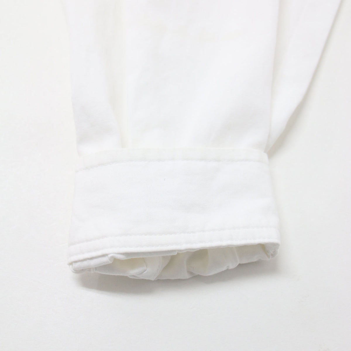 ラッフル 刺繍 シャツ / ブラウス 長袖 エンブロイダリー フリル ギャザー コットン