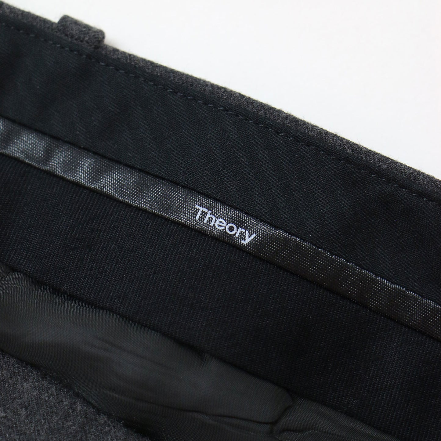 テーパード クロップド パンツ / LIGHT SAXONY/STRAIGHT.TROUSER2 ライトサキソニー センタープレス ストレッチ ウール
