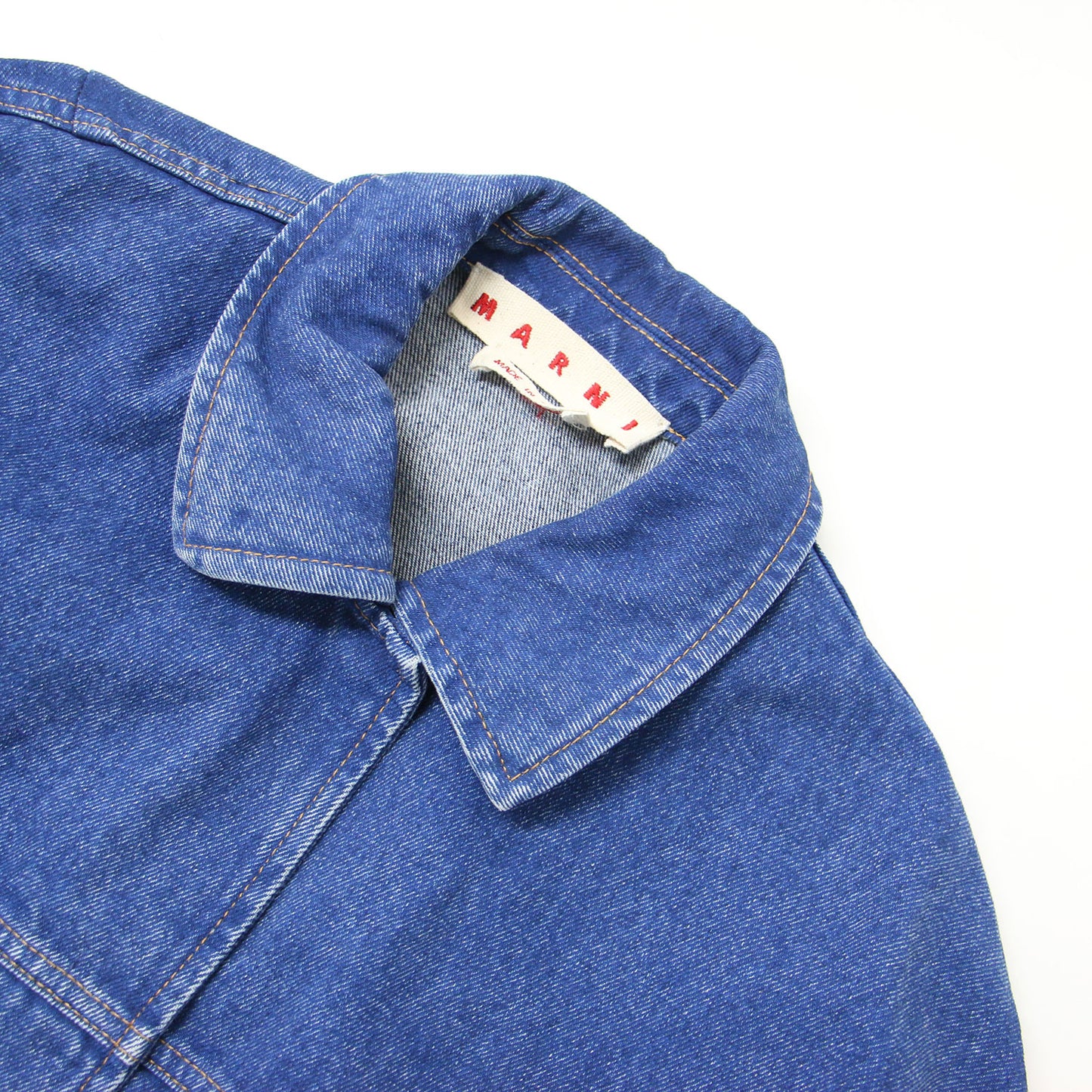 24秋冬 ショートスリーブ デニム ジャケット JKJD0315X0USCU83 / ベスト 半袖 ロゴ パッチ コットン