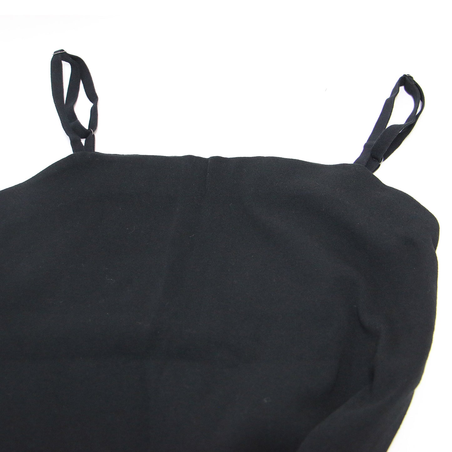 総針 ニット タイト マキシ キャミ ワンピース / ロング バックスリット