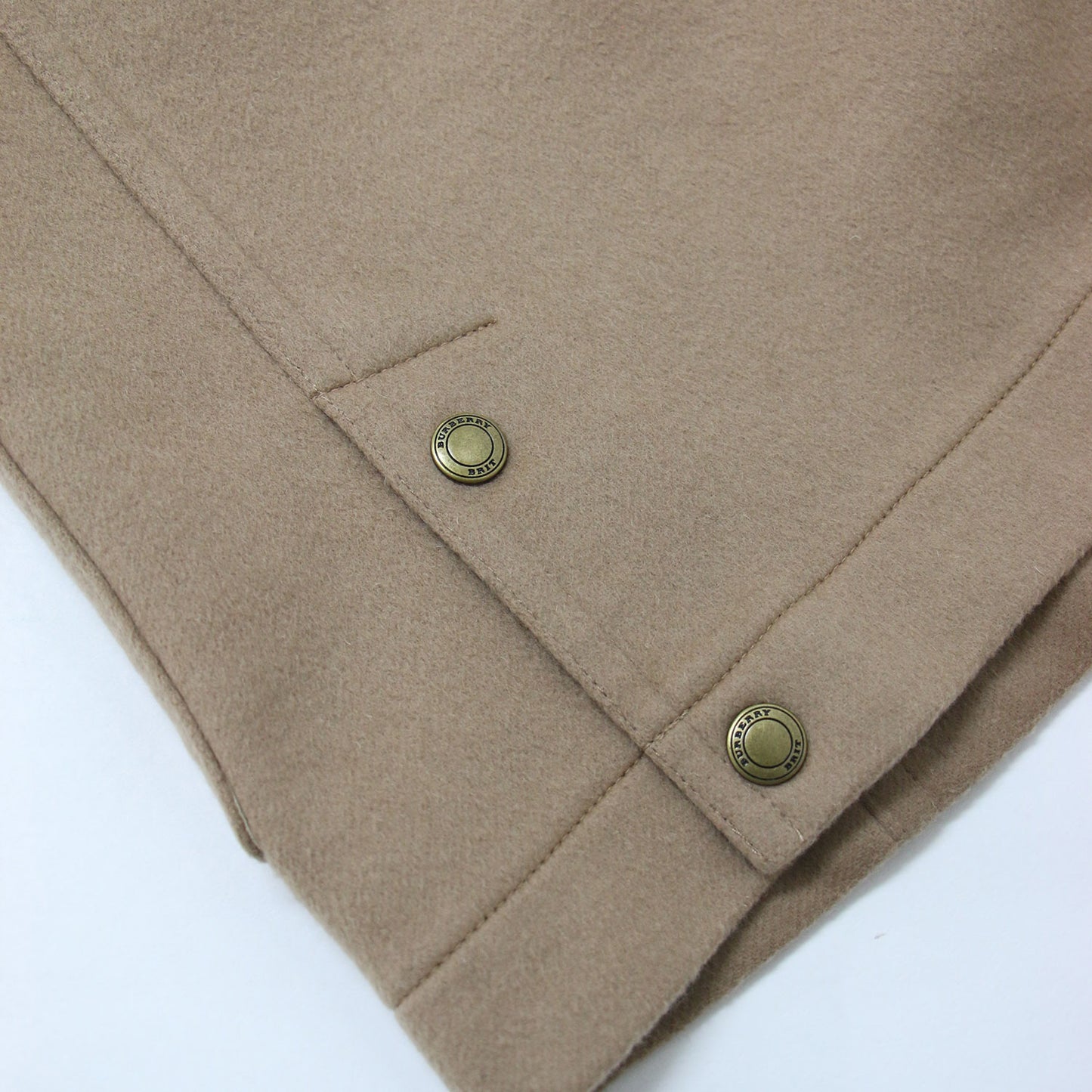 BRIT ウール メルトン ダッフル コート / ロング ダブルフェイス ノバチェック