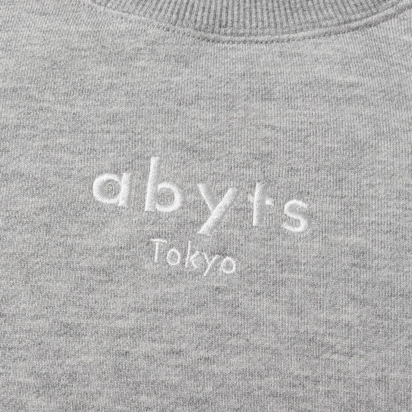 ロゴ刺繍 クルーネック スウェット (ABYTS-013)
