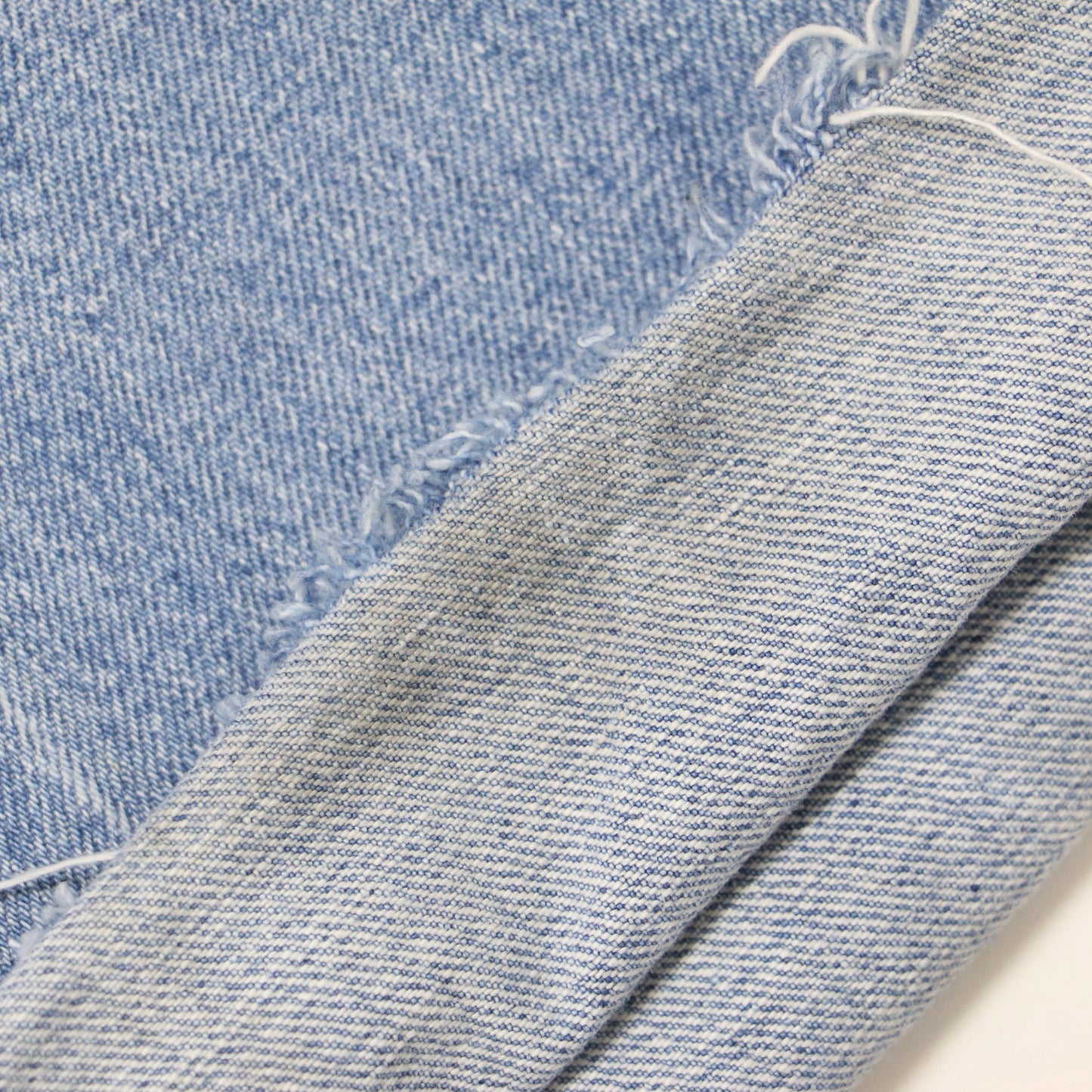 ルーズ デニム パンツ / LOOSE DENIM ワイド カットオフ USED加工 コットン