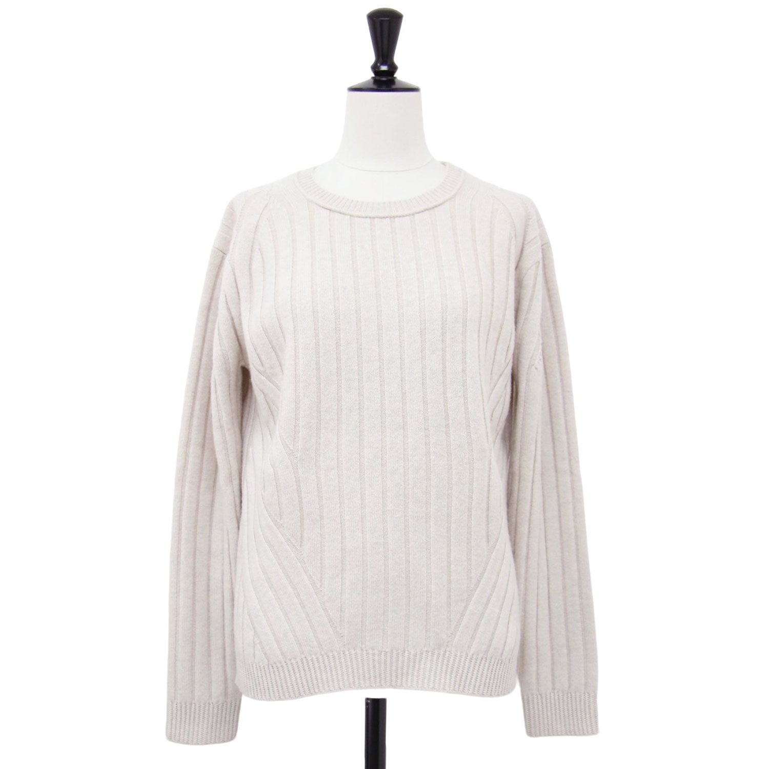 theory luxe (セオリーリュクス) 23秋冬 リブ クルーネック ニット 