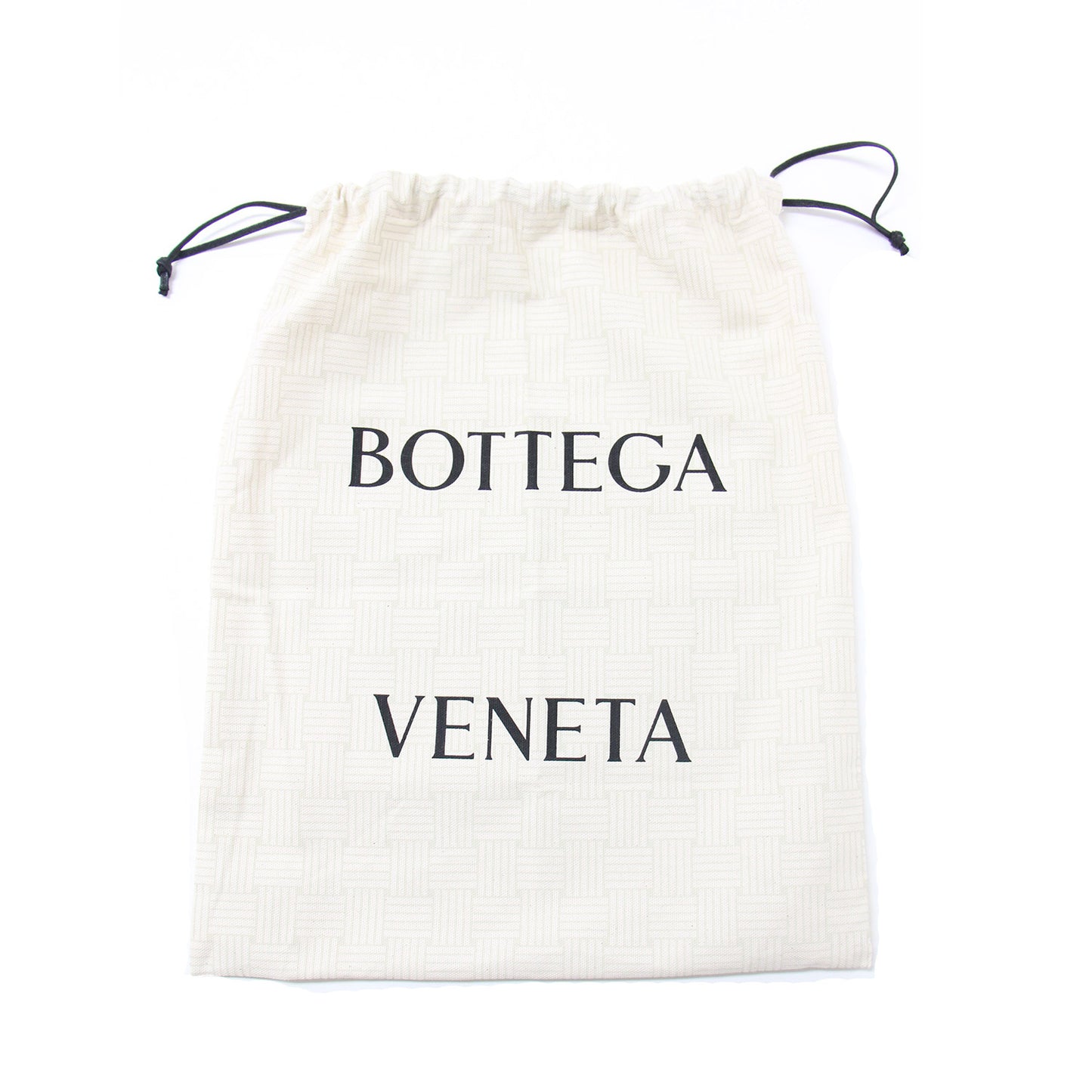 ダストバッグ / ショルダーバッグ イントレチャート メッシュ 巾着 ドローストリング カーフ レザー