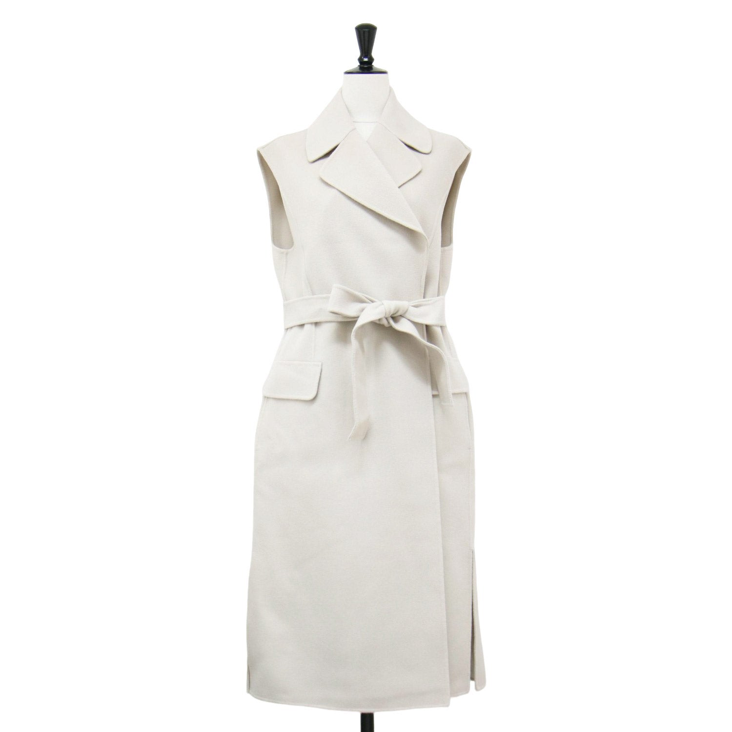 [根引しました]　新品ジレ　SMaxMara ウエストベルト付き 新品S MaxMara ジレ ウエストベルト付き