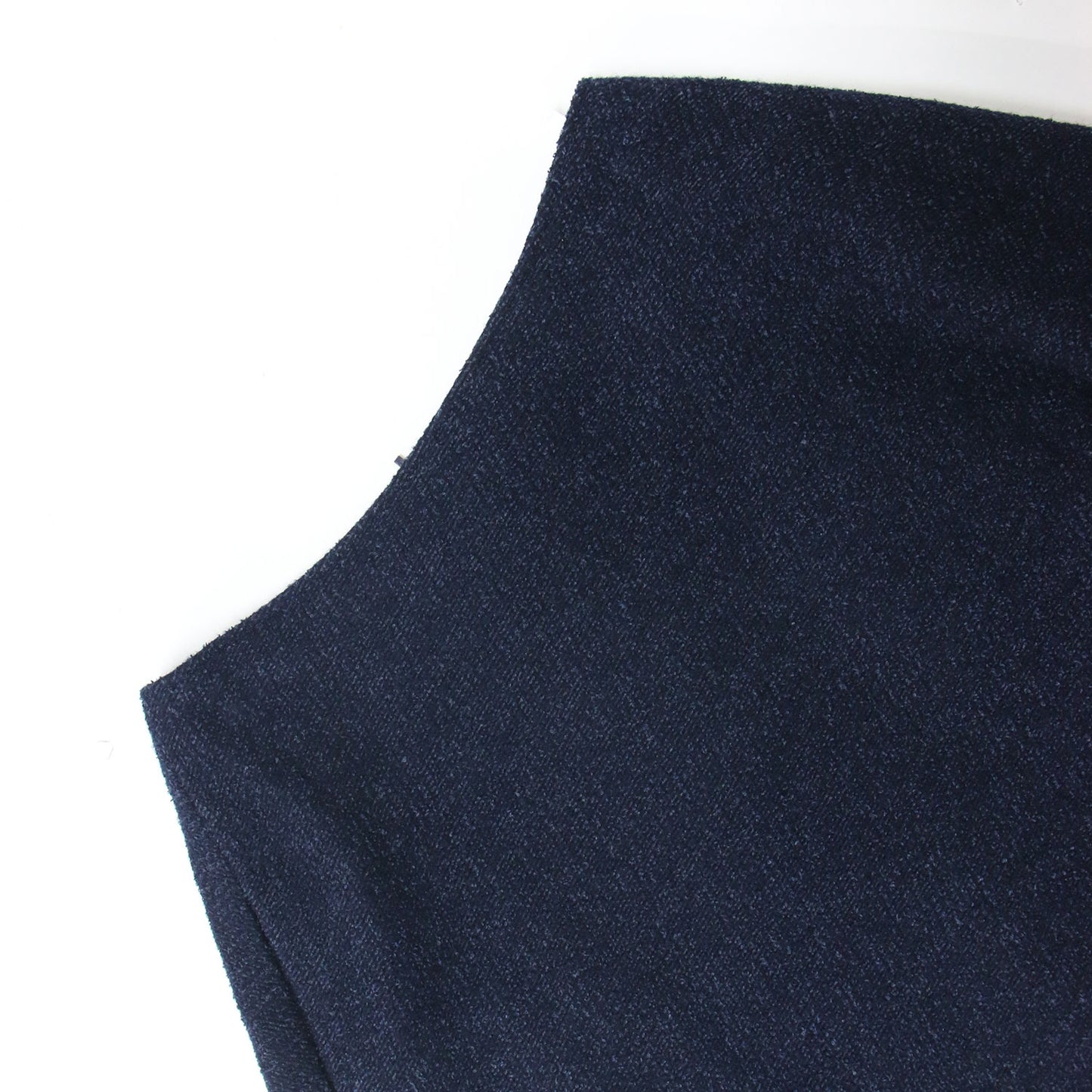 ツイード セットアップ / コサージュ付き ノーカラー ジャケット フレア ミニ スカート