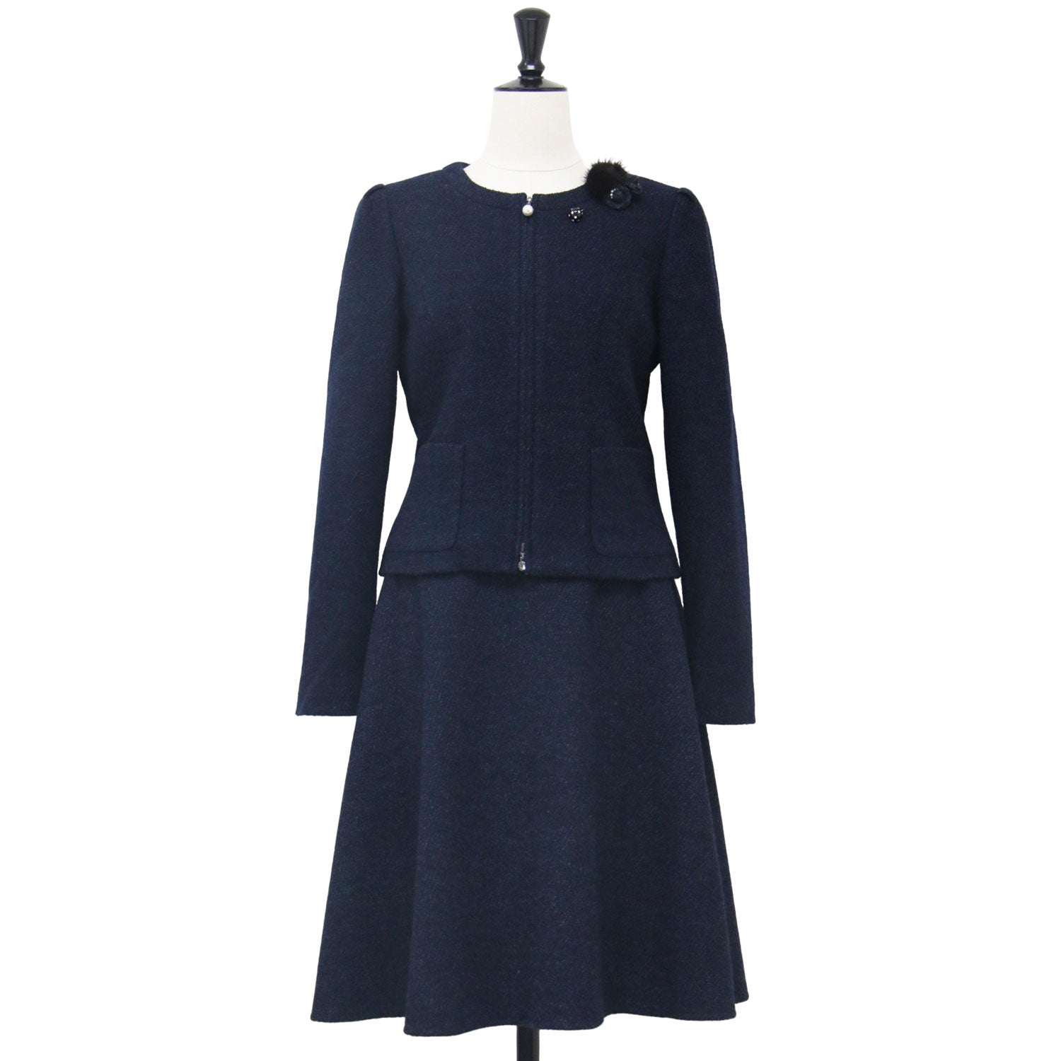 Rene ルネ　紺　スーツ　ジャケット　スカート　　36 入学式 未使用ルネ rene ジャケット＆スカートスーツ