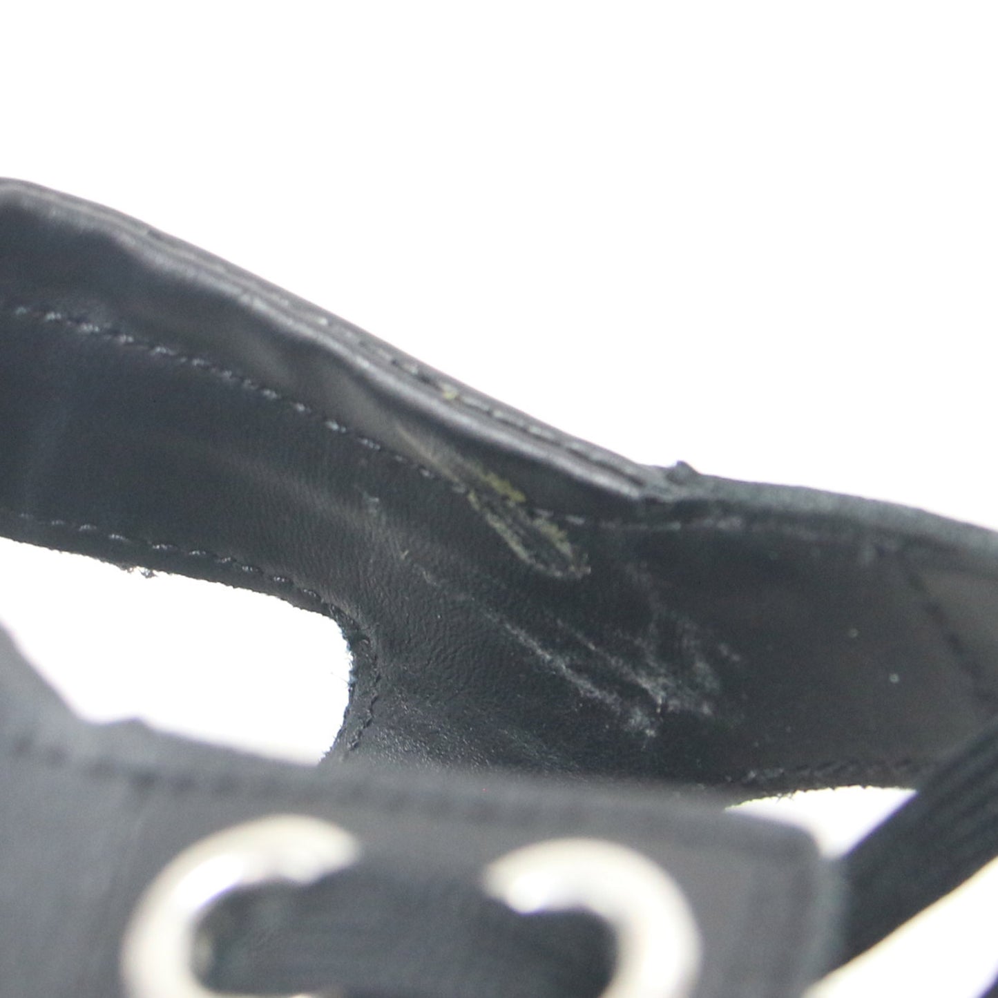 BLAIRE HDW サンダル / レザー レースアップ アイレット フラット ボリュームソール